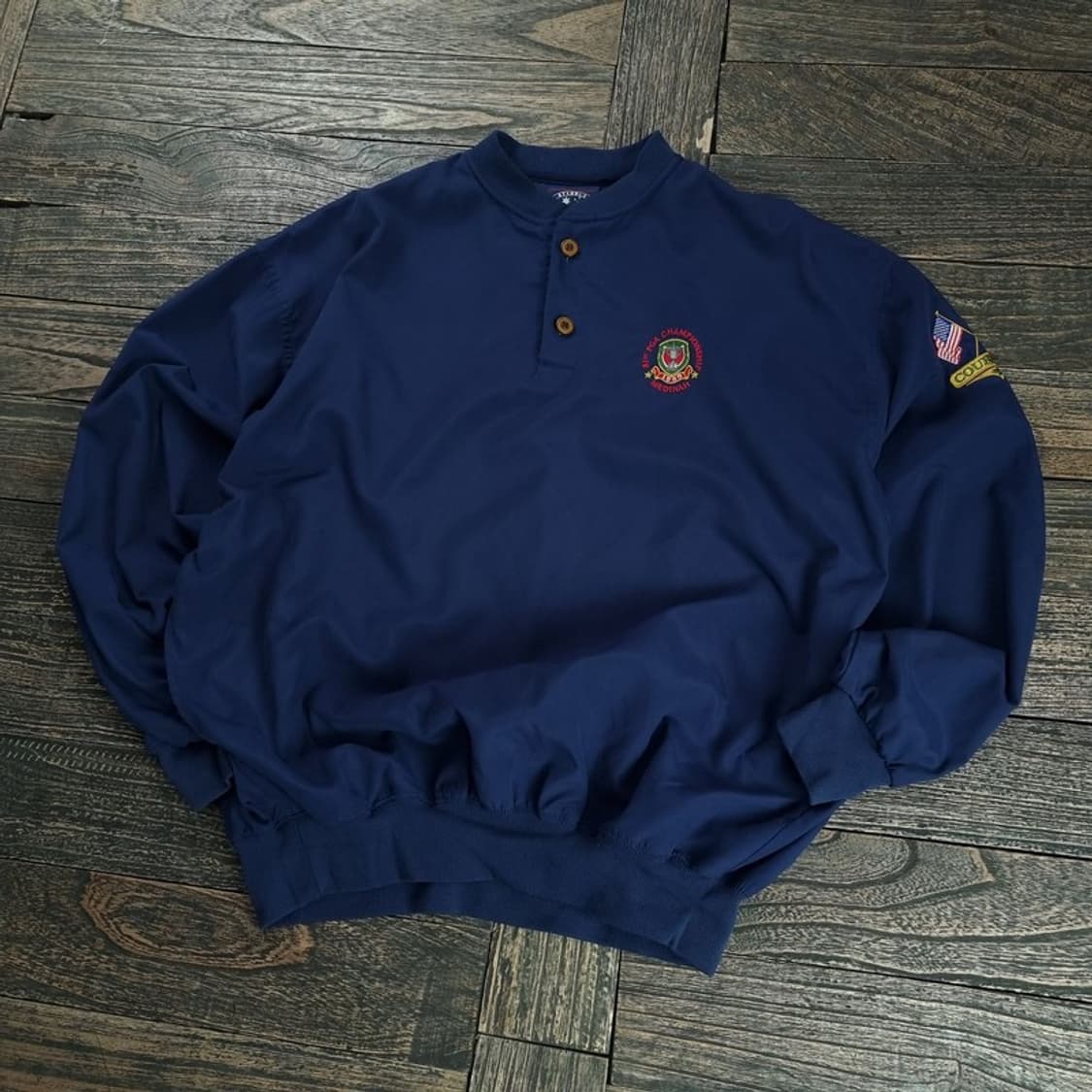 [아메리칸빈티지]90'S 올드스쿨 빈티지 폴리쉘 헨리넥 웜업 M18982 상품이미지1