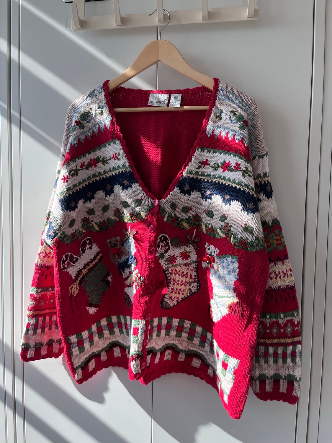 Fashion bug 크리스마스 양말 핸드메이드 니트 가디건  상품이미지7