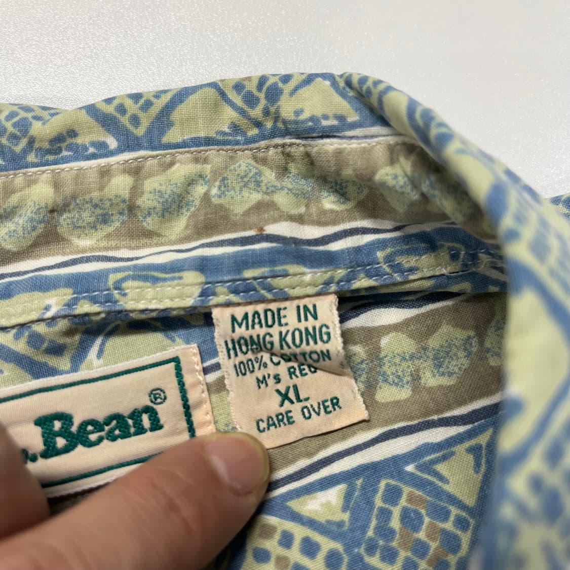 [XL] LLBean 엘엘빈 에스닉 패턴 빈티지 반팔 셔츠 상품이미지5