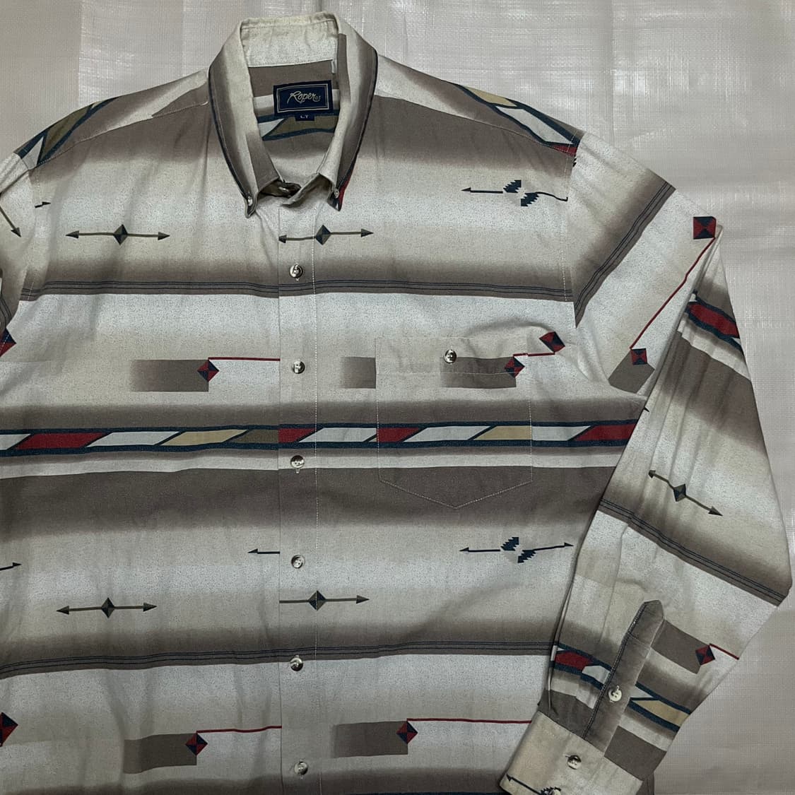 빈티지 패턴 셔츠 상품이미지1