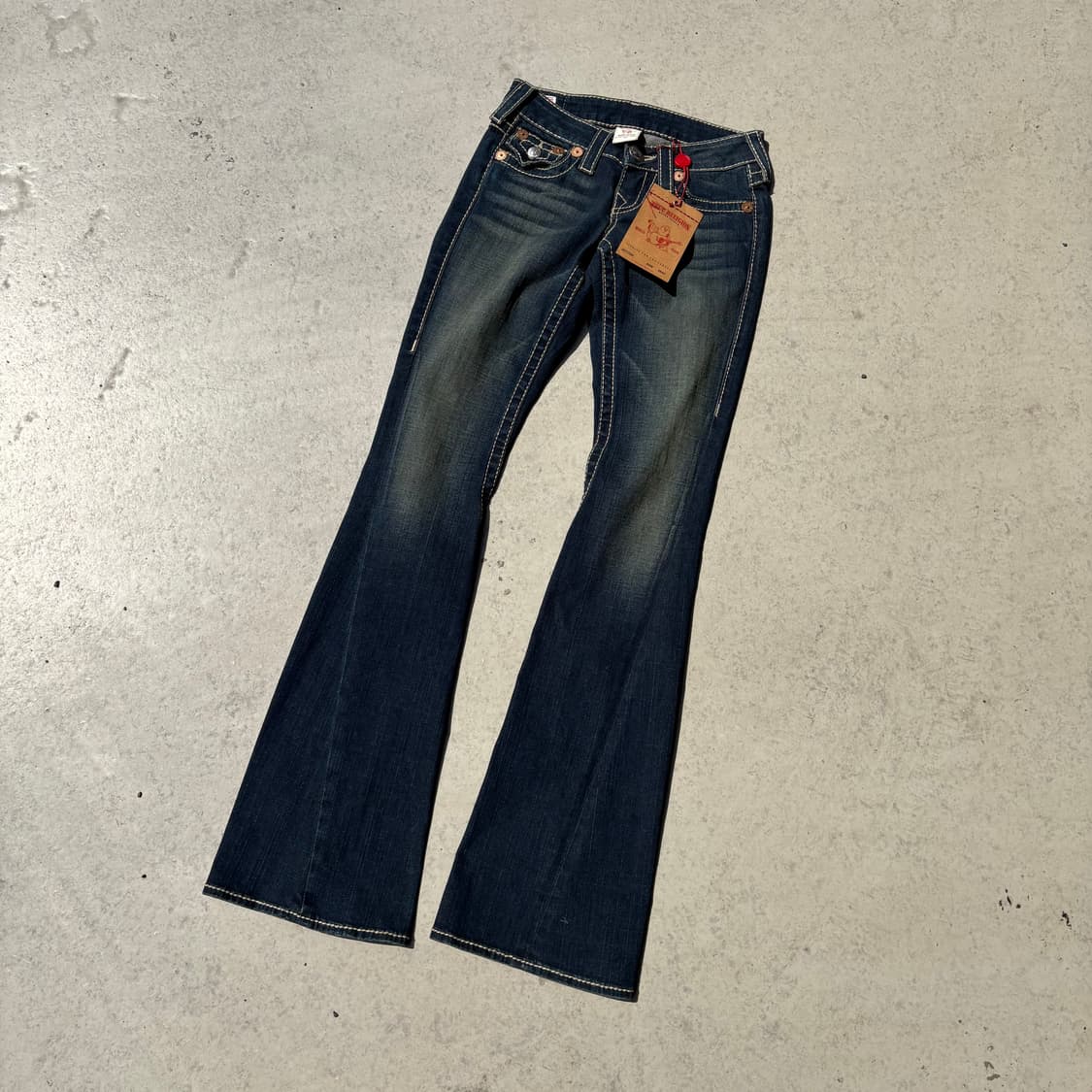 트루릴리전 조이 레인보우 플레어 핏 데님팬츠 상품이미지1