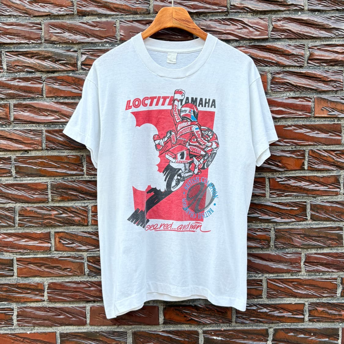 1990 록타이트 야마하 팀 티셔츠 상품이미지1