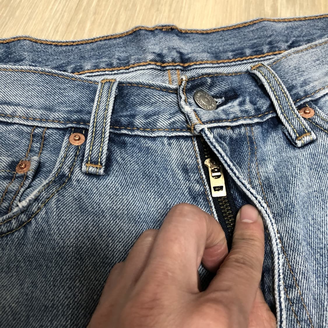 (34) 리바이스 Levi's 469 연청 루즈 쇼츠 반바지  상품이미지5