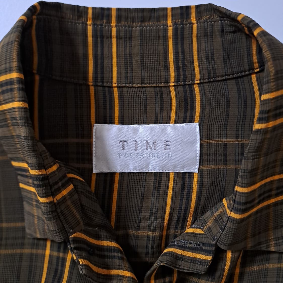 (택포) 타임옴므 20ss 레이온 체크 셔츠 100 B763 상품이미지7