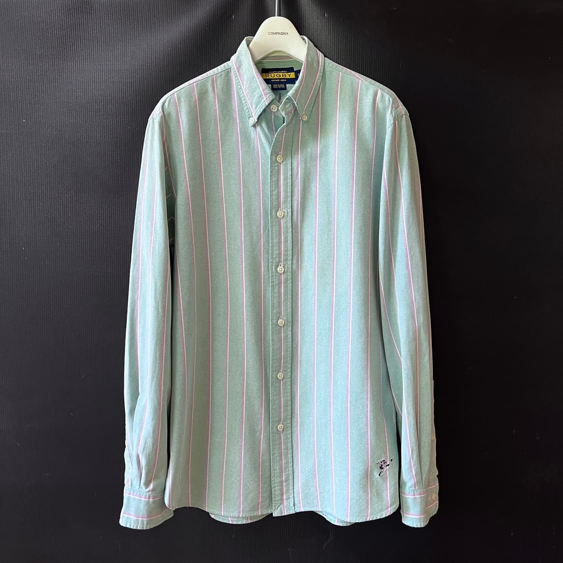 폴로 럭비 자수 버튼다운 셔츠 상품이미지1