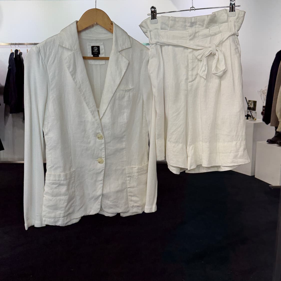 [XS] 아디다스 실버라인 린넨 셋업  상품이미지1