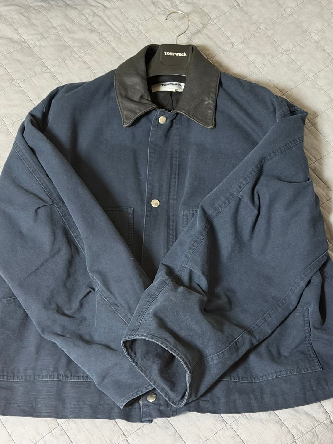 토니웩 레더카라 워크자켓 네이비 XL 상품이미지2