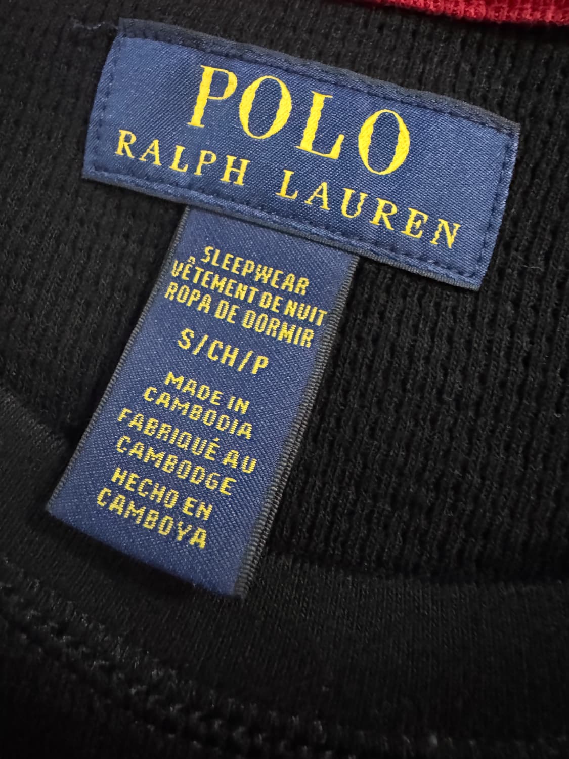 여성 폴로 랄프로렌 미니멀 와플 반팔 티셔츠 S 상품이미지3