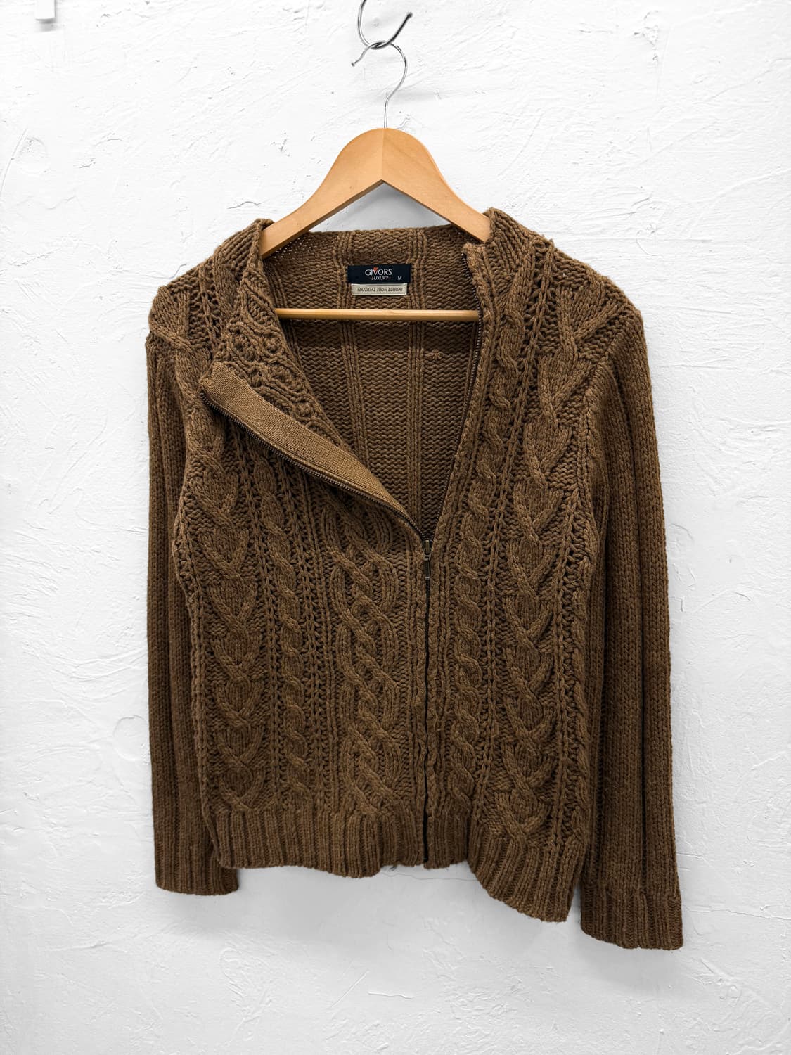 givors 케이블 니트집업 상품이미지4