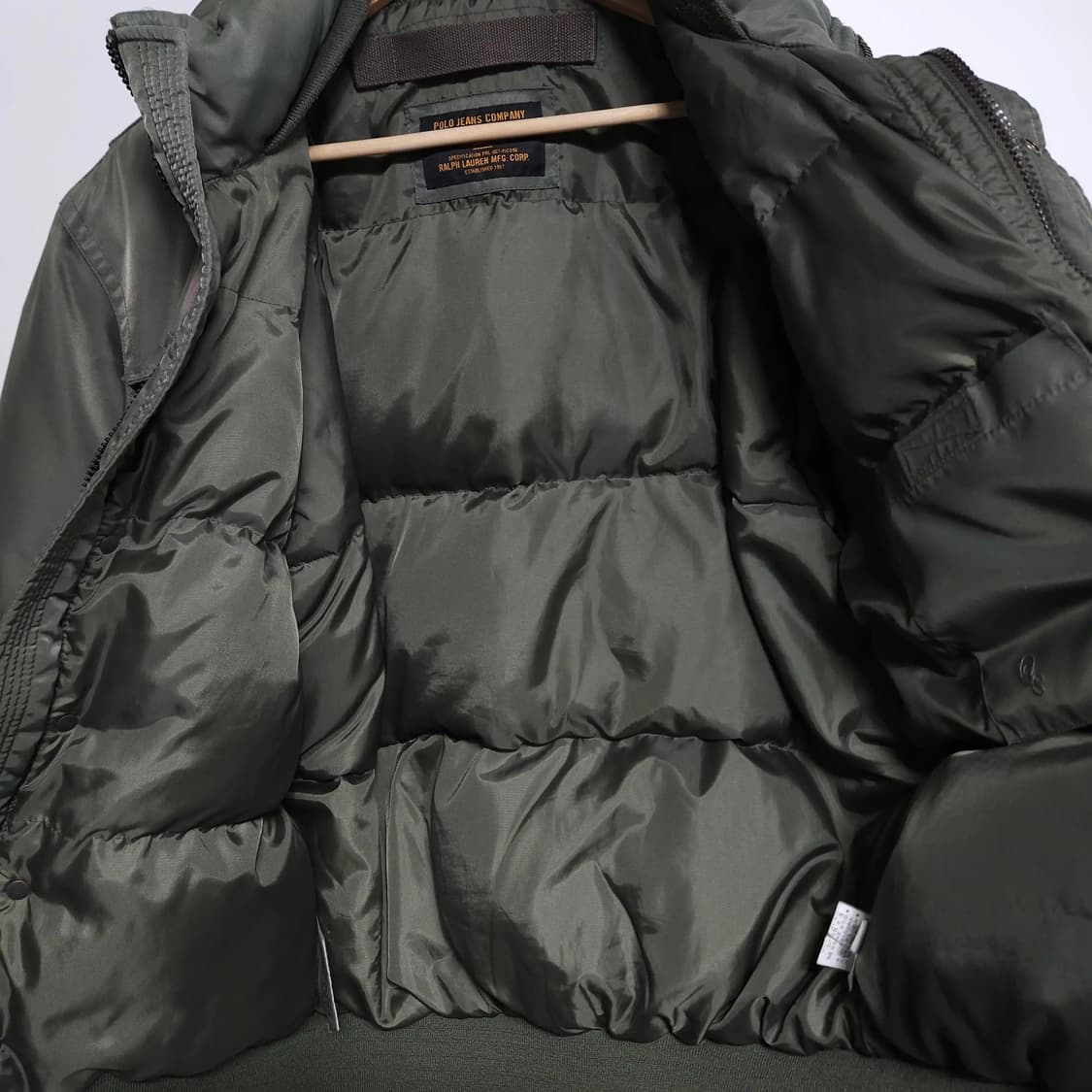 105)POLO 폴로 1990s MA-1 다운 점퍼 자켓 상품이미지4