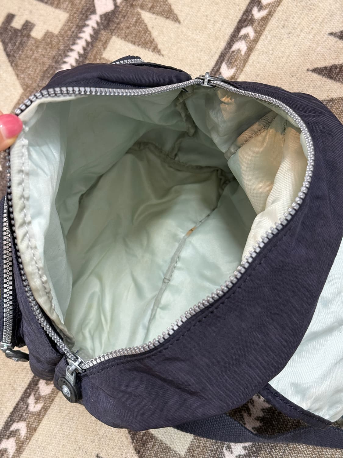 키플링 복조리 미니 백팩 네이비 상품이미지5