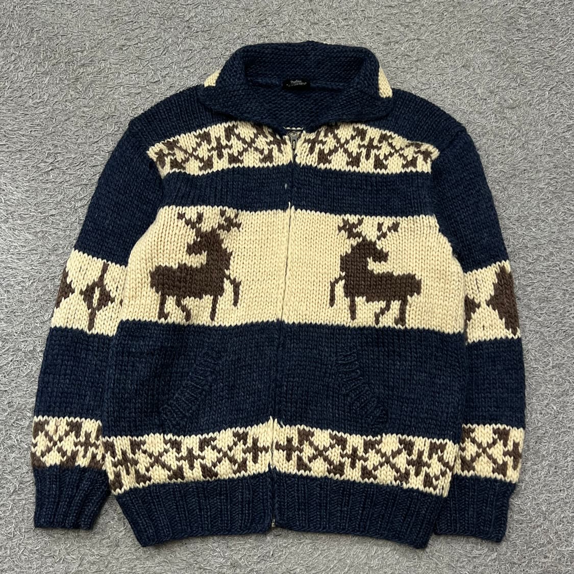 [95] 코위찬 니트집업 상품이미지2