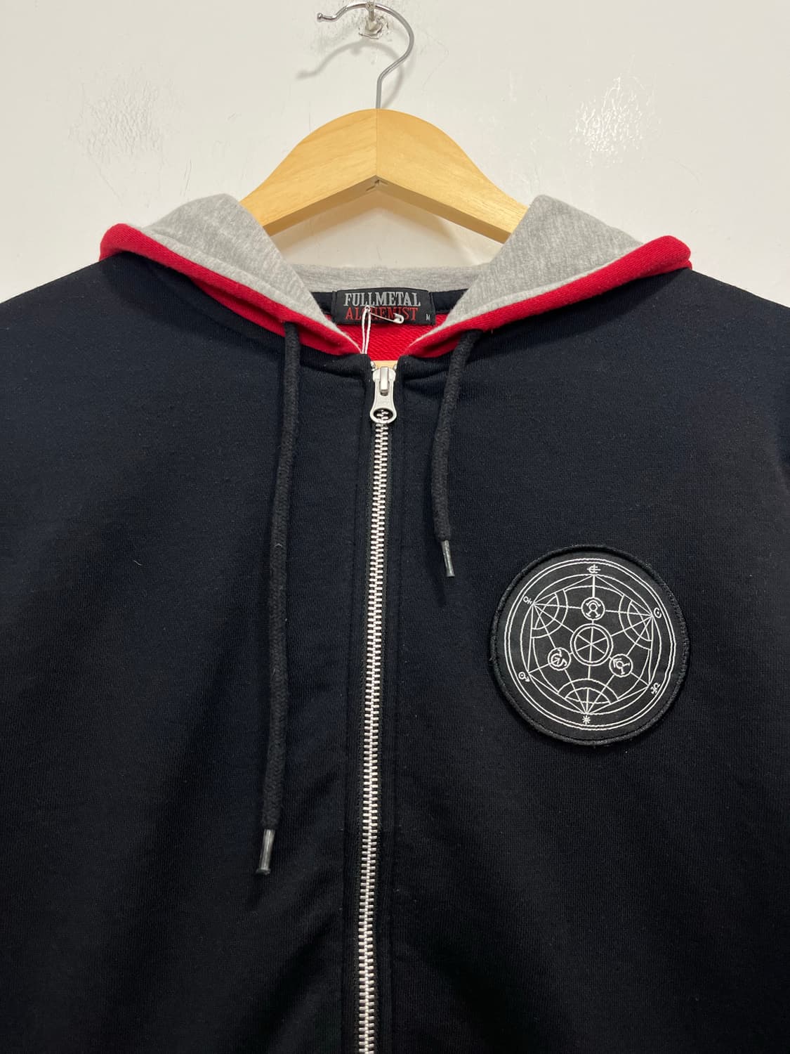 일본빈티지 락펑크 마법진 악마 패치 후드집업 상품이미지3