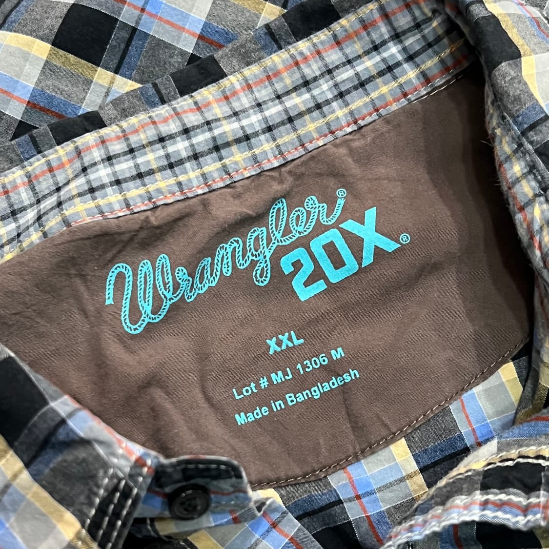  랭글러 체크 웨스턴 셔츠 y16105 상품이미지6