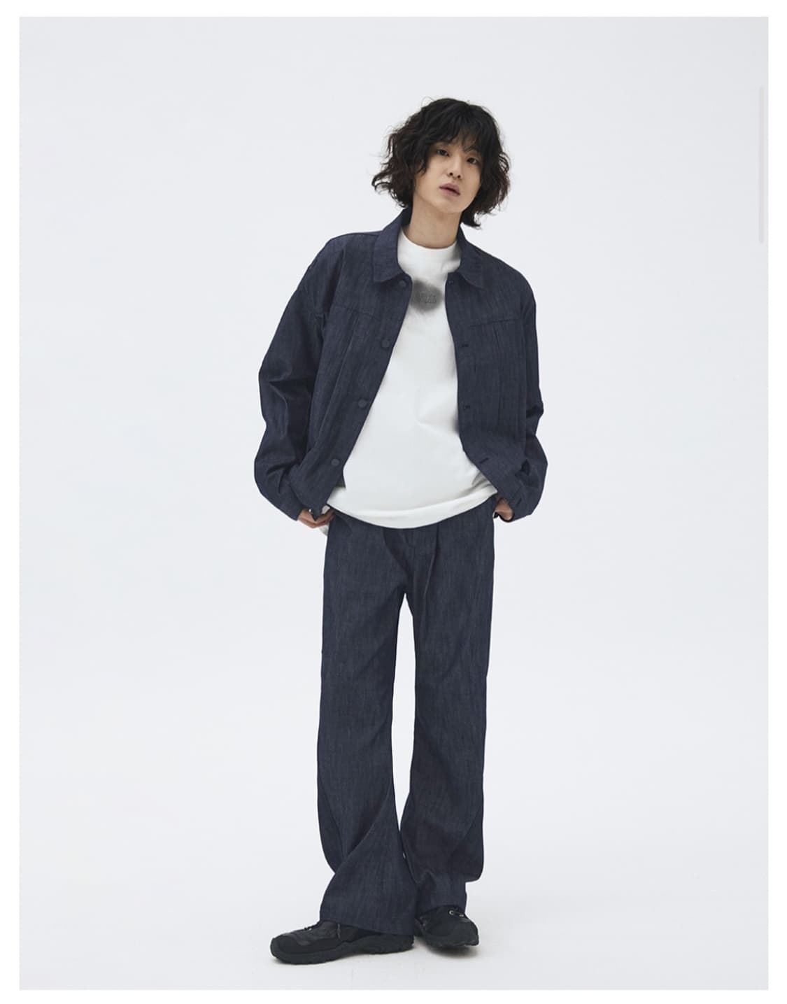 아르반 데님 셋업 약L사이즈 판매 상태최상 상품이미지6