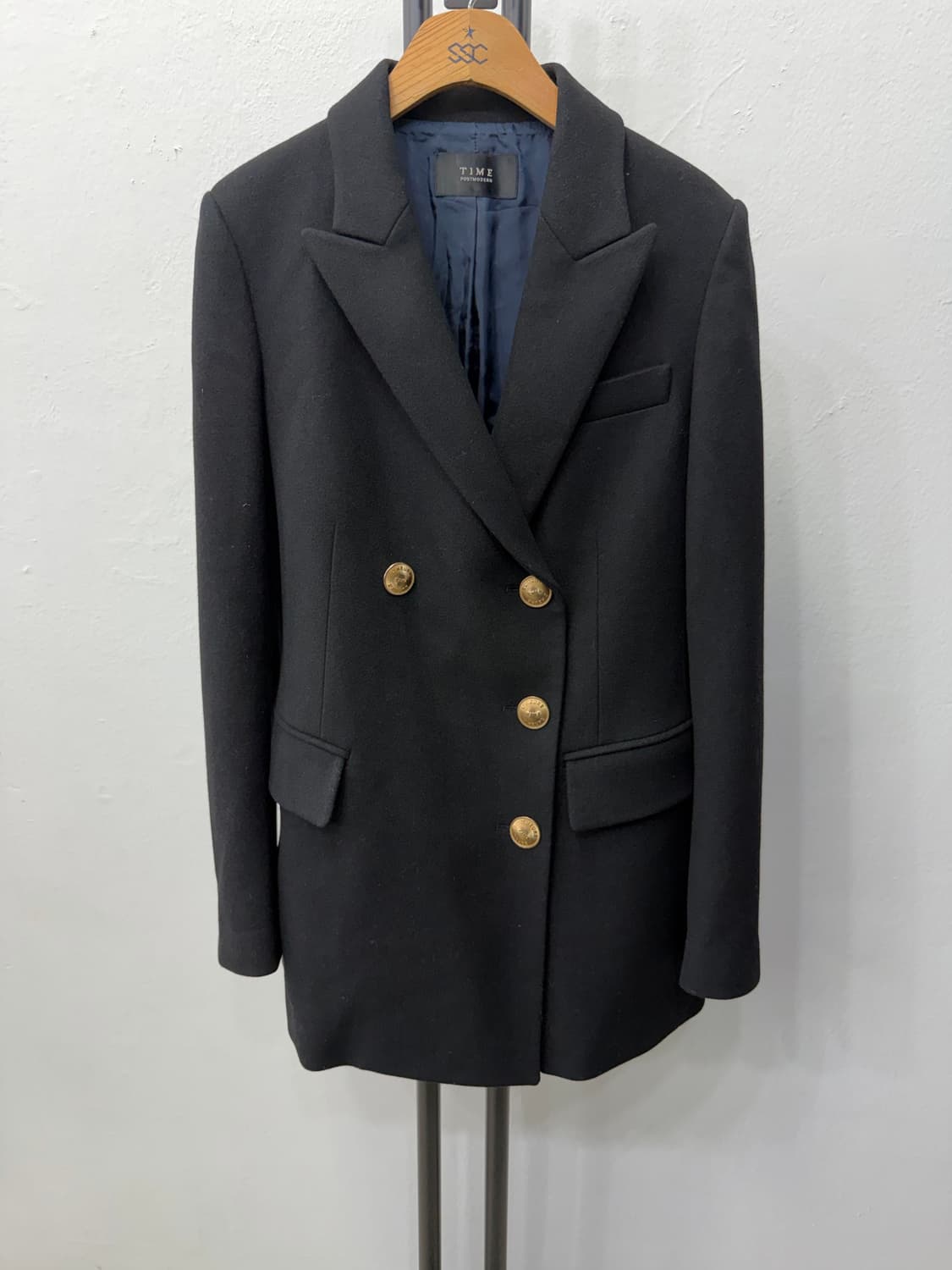 정품) TIME 타임 20ss 여성 금장 더블 버튼 자켓 82 상품이미지1