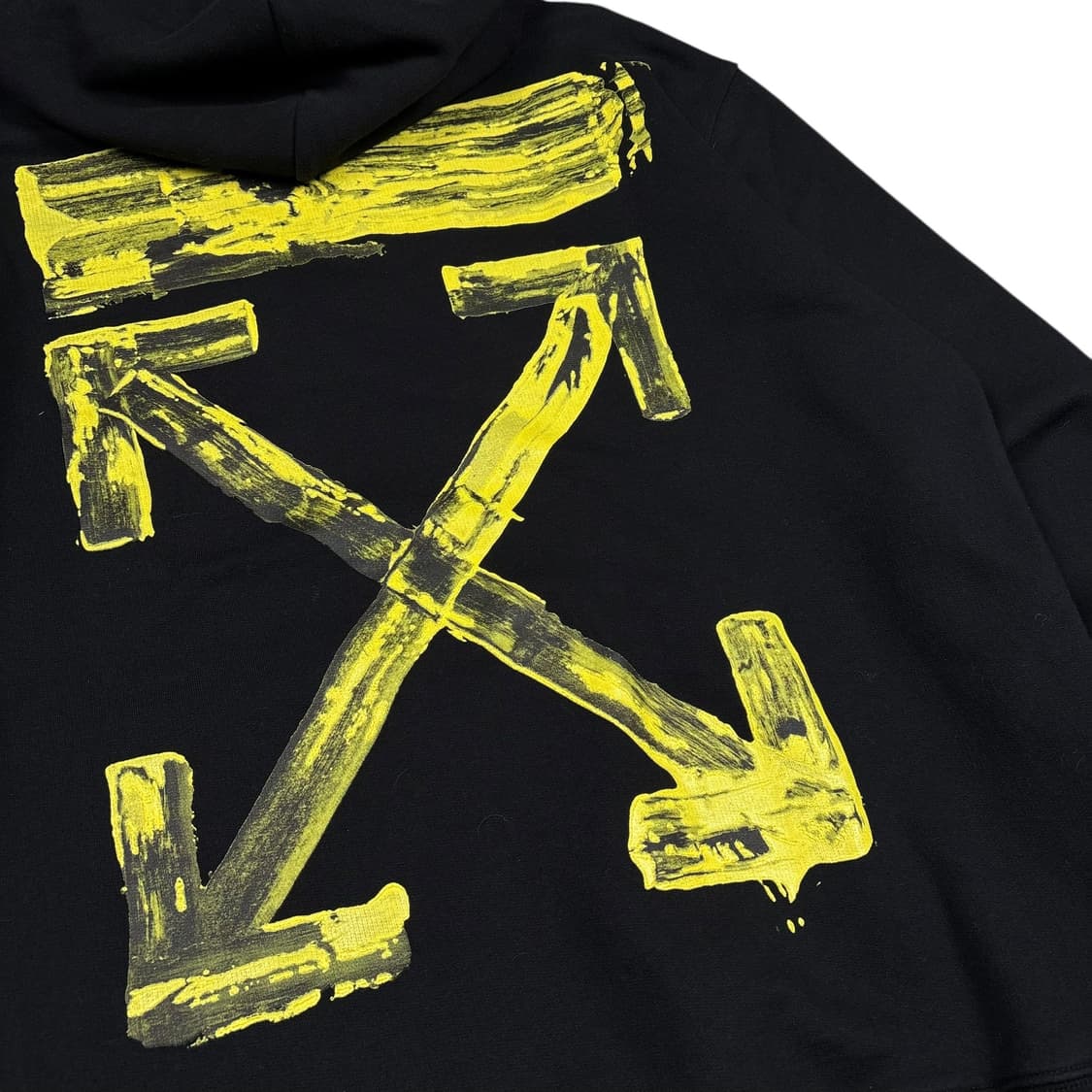 오프화이트 19FW 블랙컬러 아크릴 애로우 후드티 상품이미지2