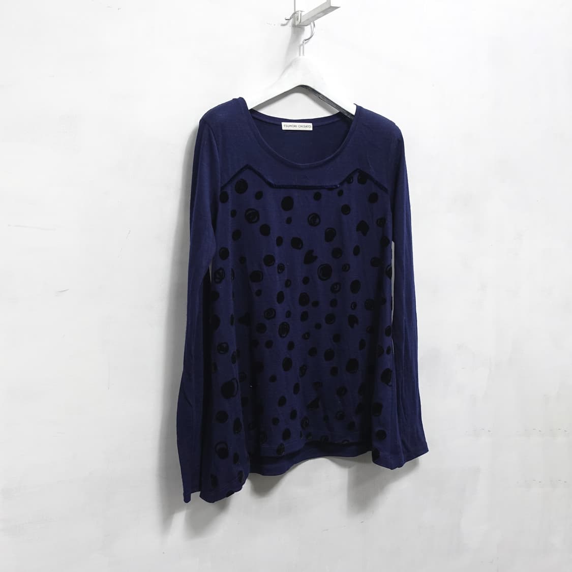 tsumori chisato 츠모리 치사토 네이비 도트 니트 2size 상품이미지10