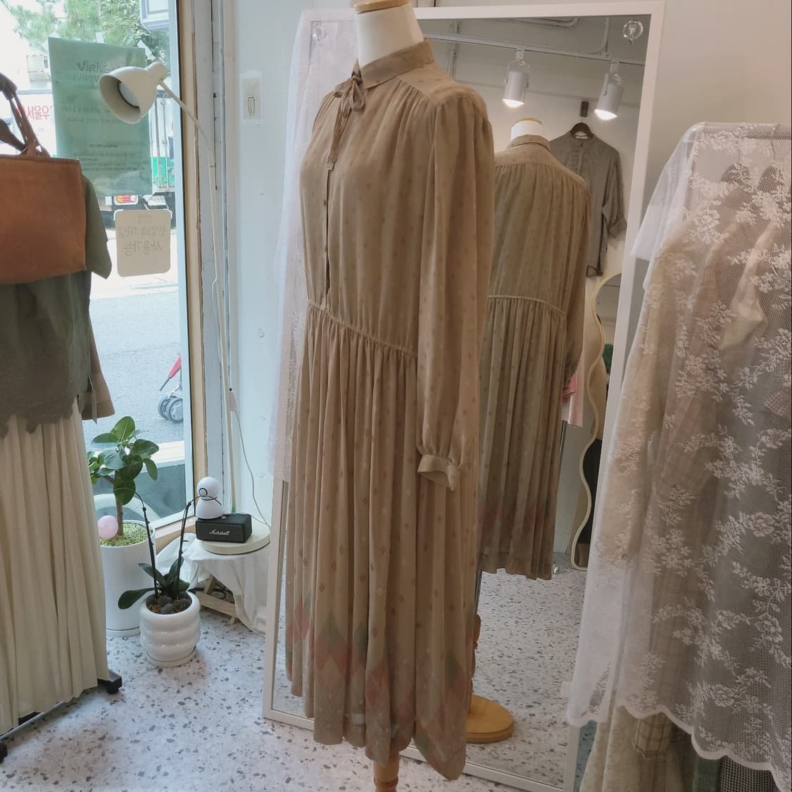 Bivache 진베이지 패턴원피스(Japan made) 상품이미지9