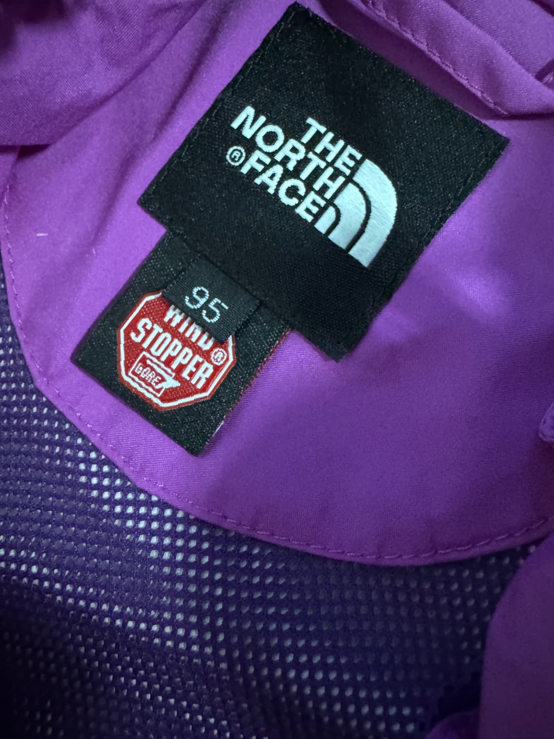 여성 노스페이스 윈드스토퍼 가벼운 후드 바람막이 M 상품이미지3