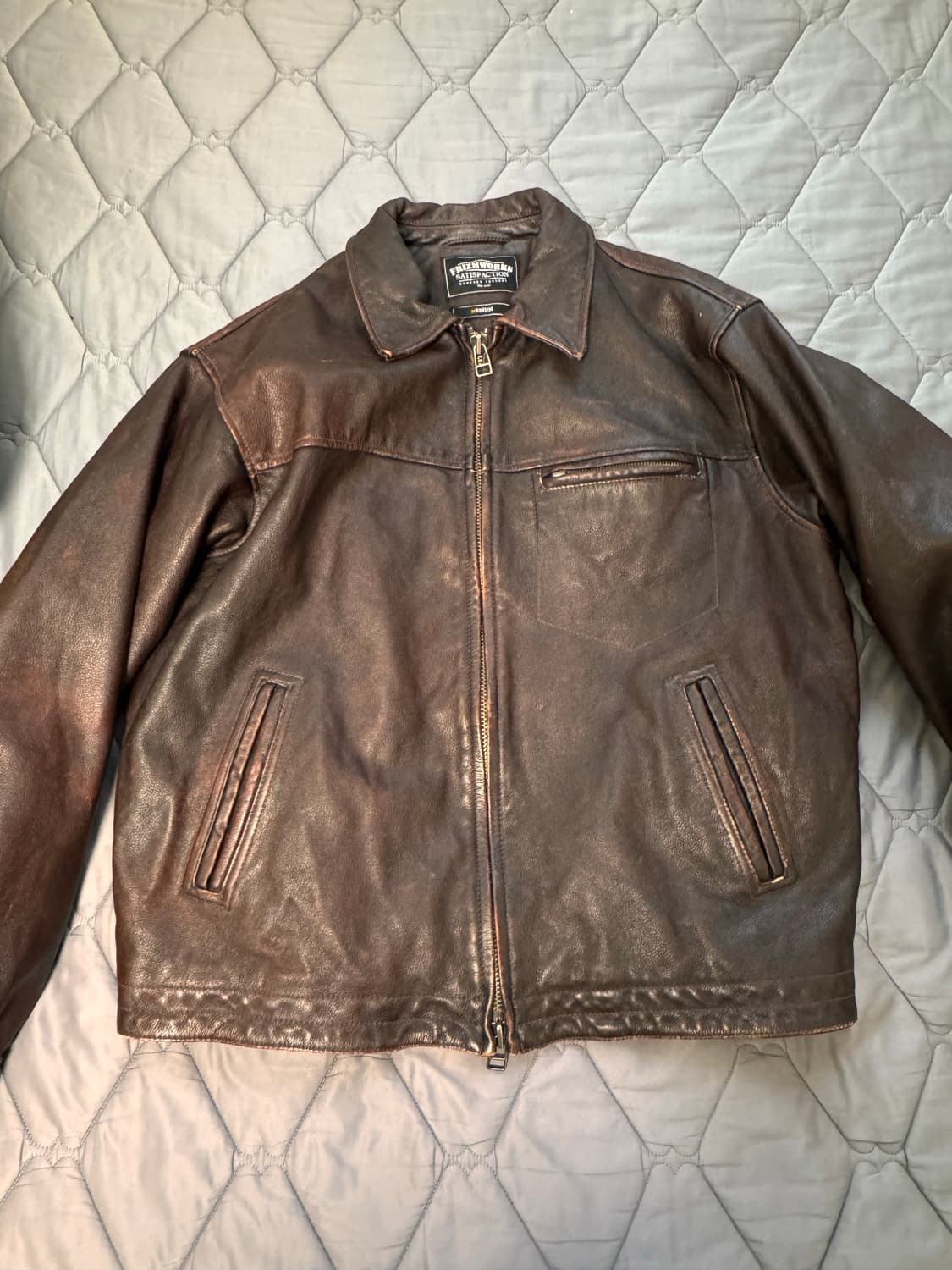 프리즘웍스 레더 자켓 M 상품이미지1