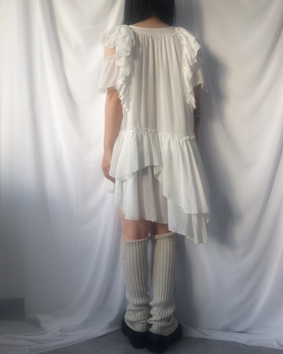 Angel mood ruffle onepiece 상품이미지8