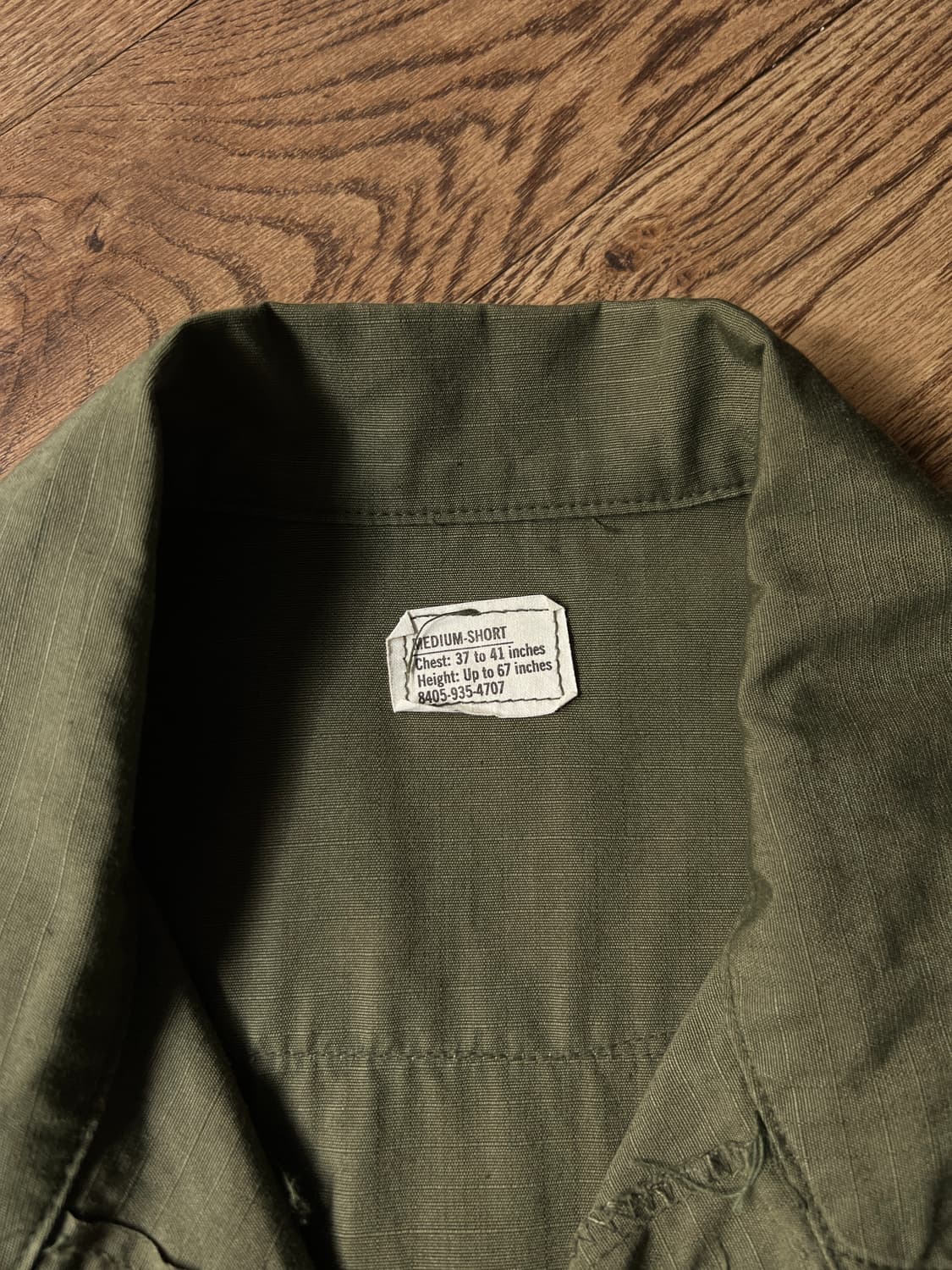 [M]60's 오리지널 립스탑 정글 퍼티그 자켓 상품이미지2