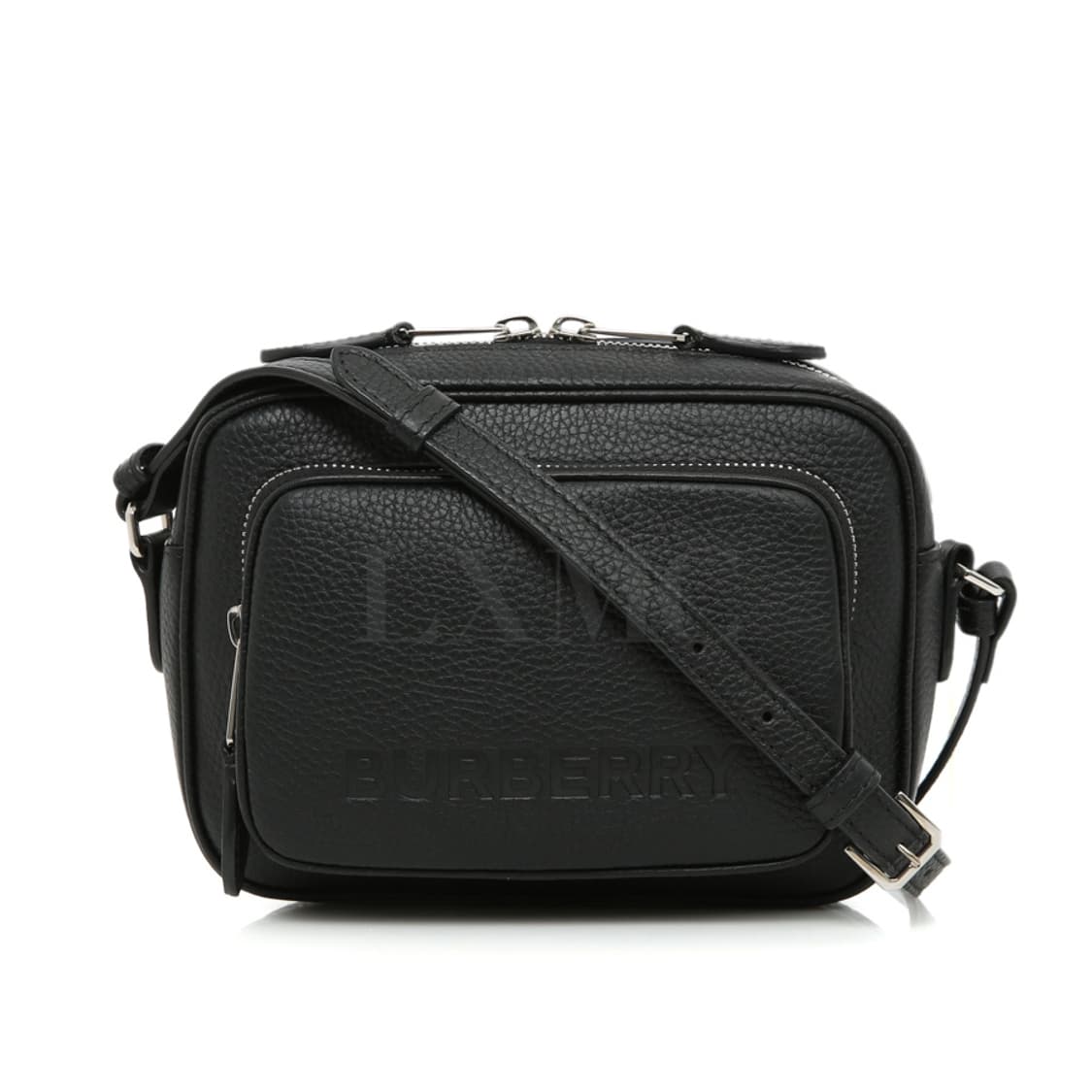 버버리 블랙 미니크로스 더블지퍼 카메라백 8061569 상품이미지2