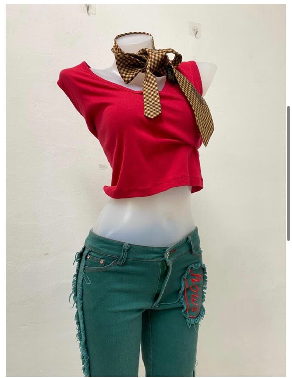 Id vintage 아이디빈티지 프린팅 넥타이 상품이미지2