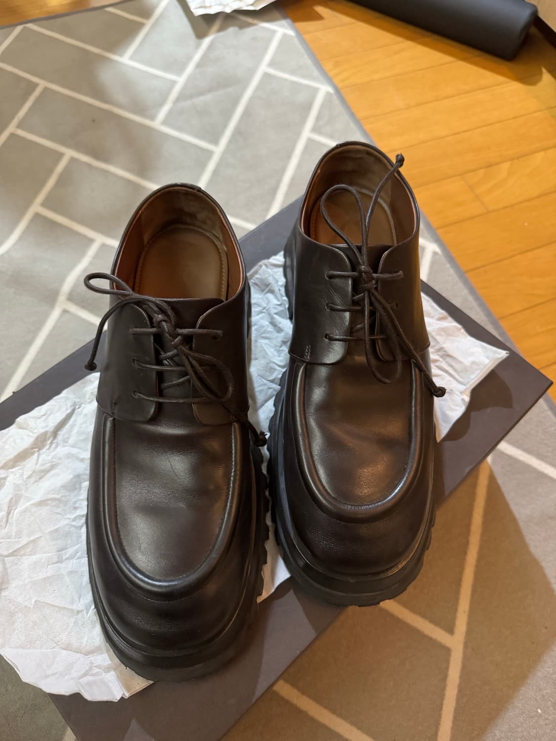 마르셀 브라운 스칼라마토 더비 43 판매합니다 상품이미지1