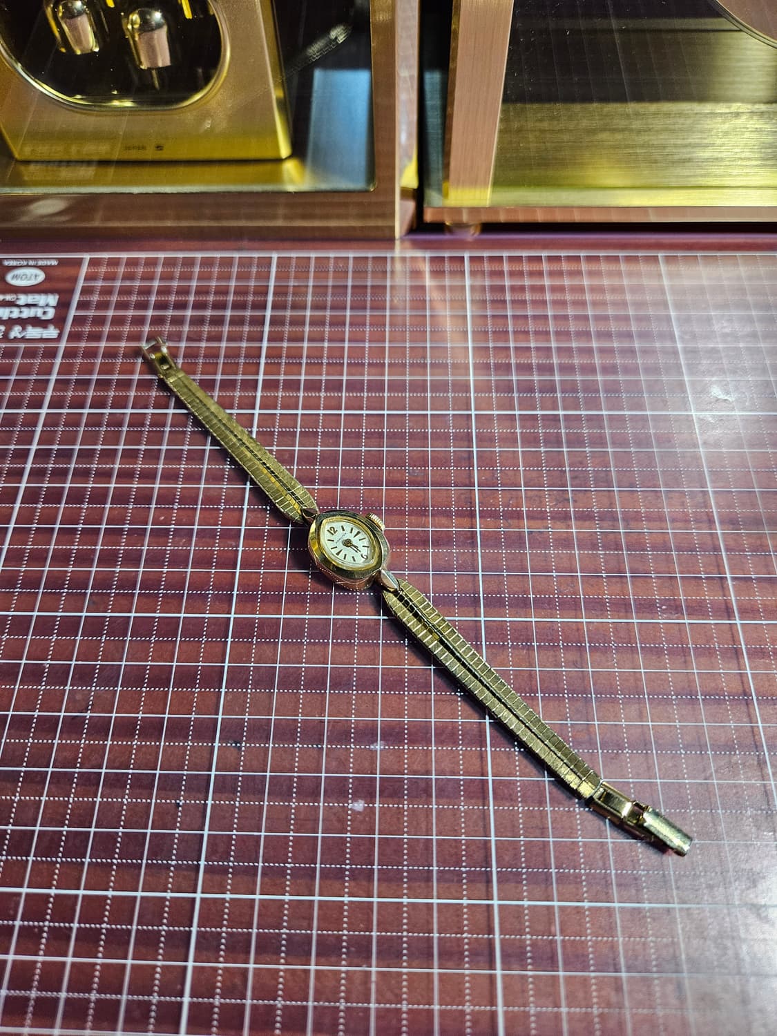 해밀턴 빈티지 여성 금장 핸드와인딩(수동) 손목시계 상품이미지5