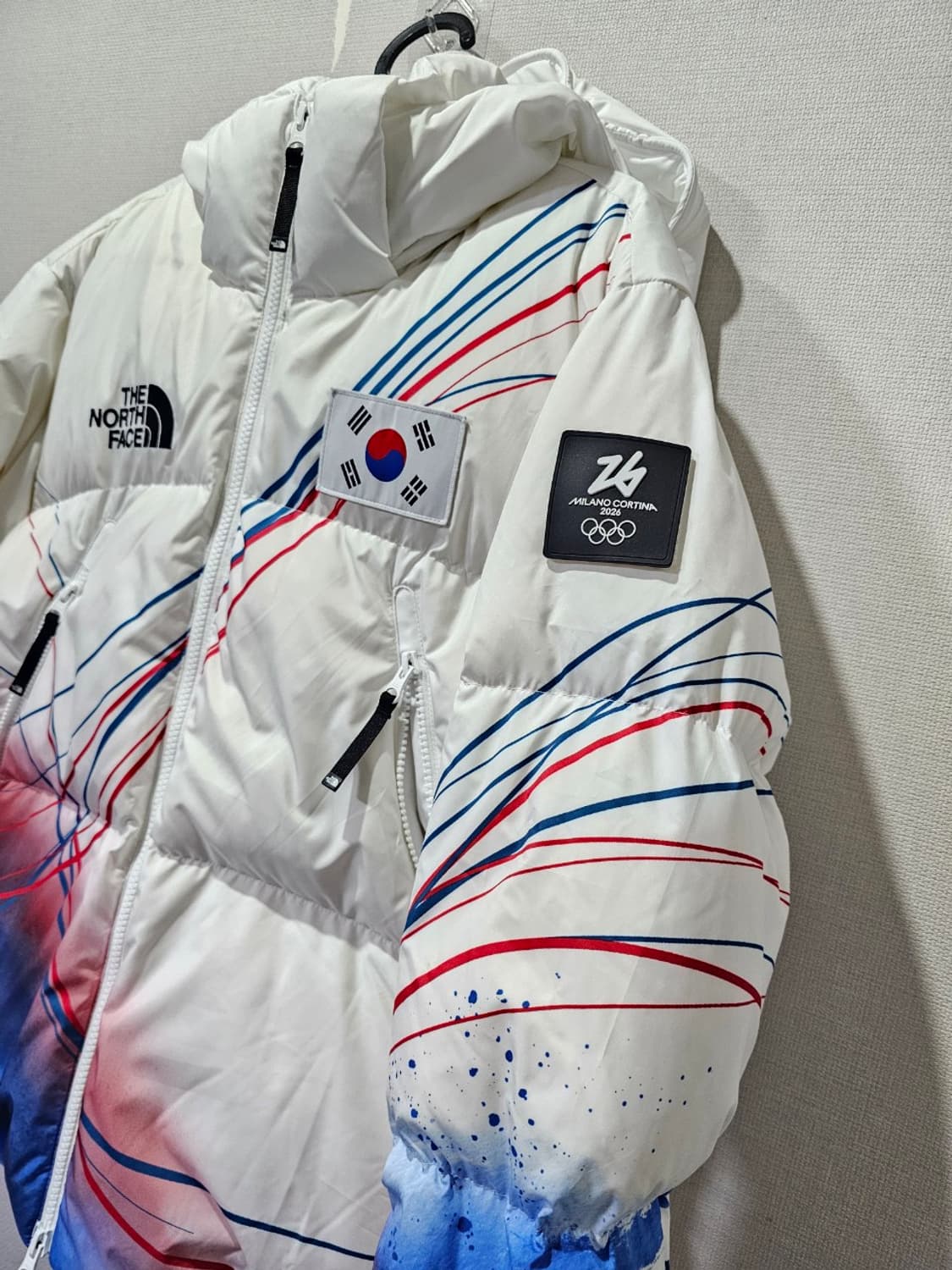 노스페이스 밀라노 올림픽 팀코리아 국대 패딩 90 / S 상품이미지2