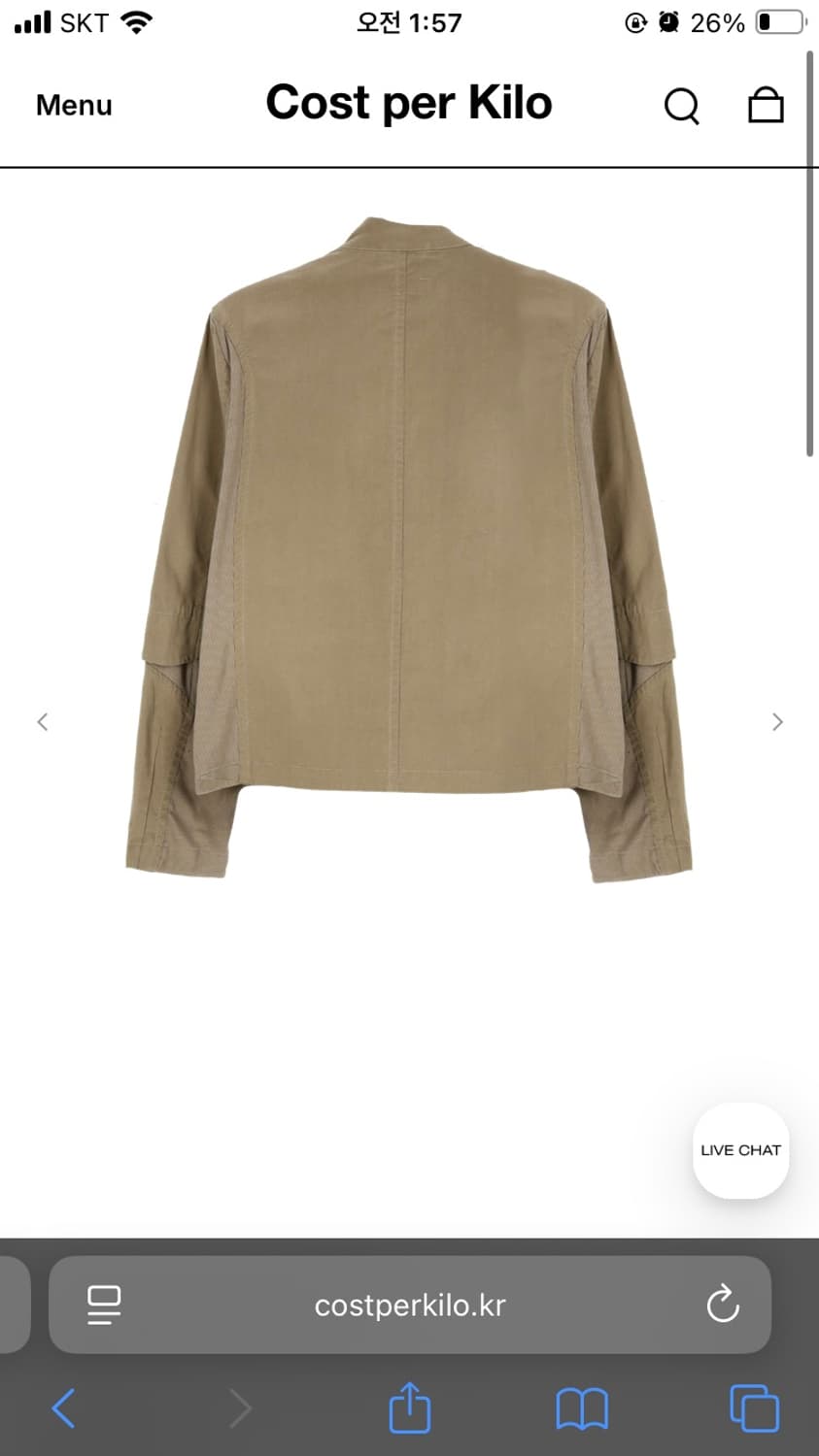 Costperkilo mini moto jacket 상품이미지4