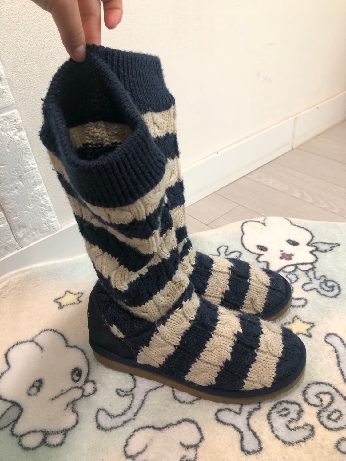 황금사이즈240 니트 어그부츠 상품이미지7