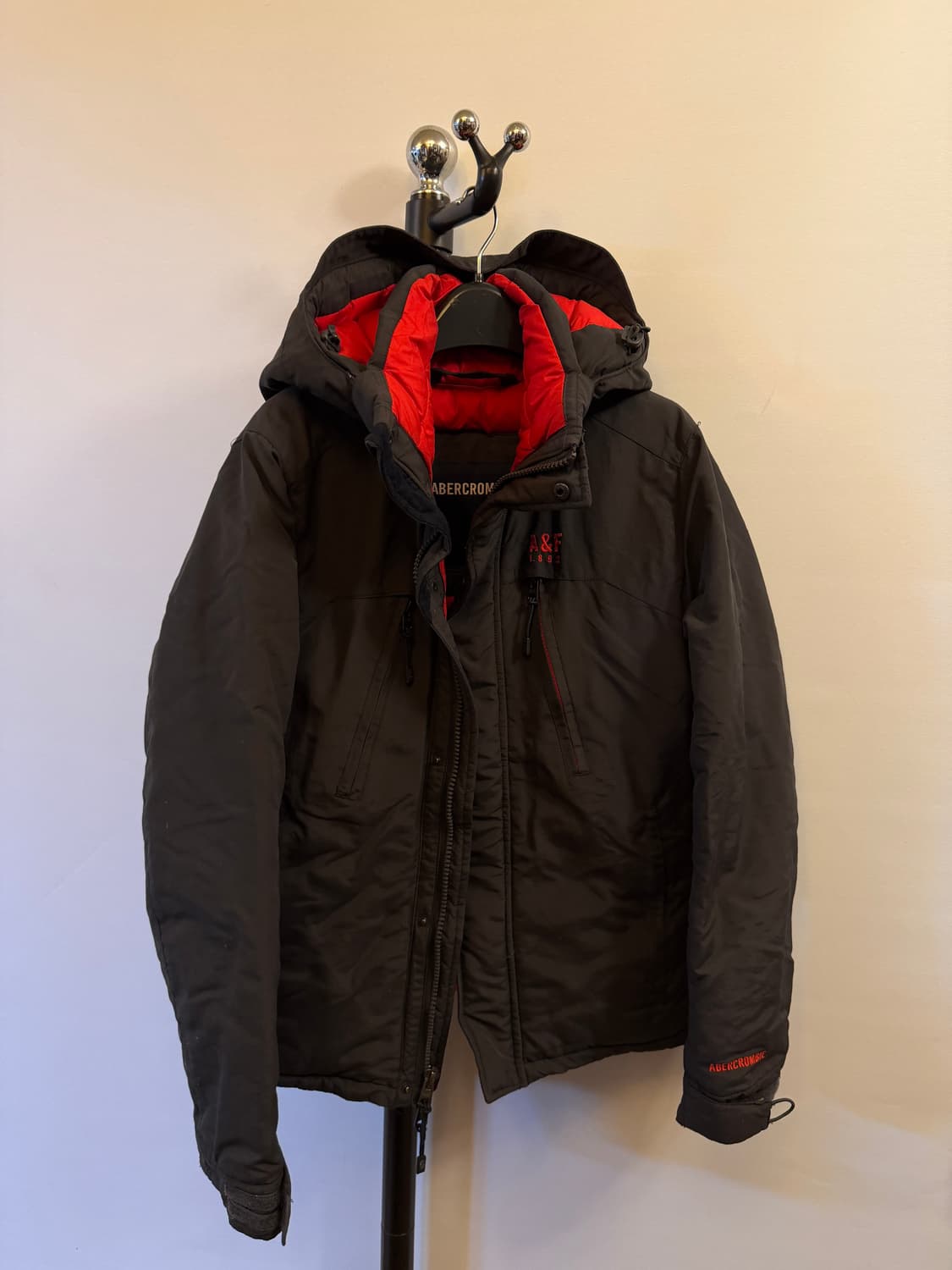 아베크롬비 빈티지 로고 패딩 자켓 상품이미지2