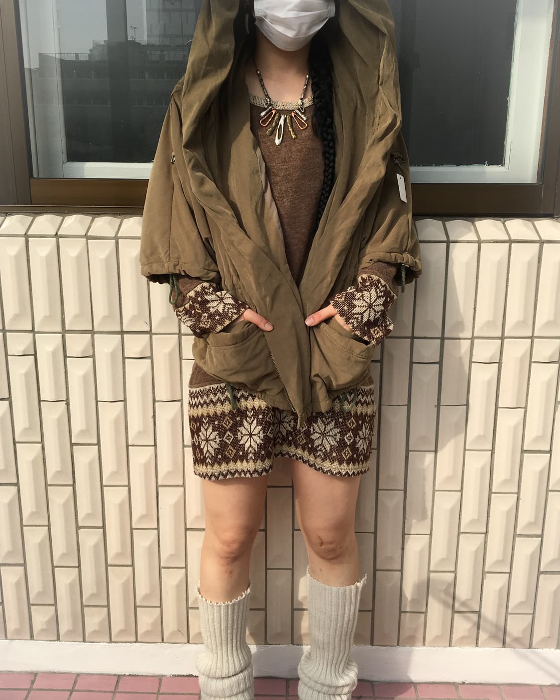 Big hood point jacket 상품이미지6