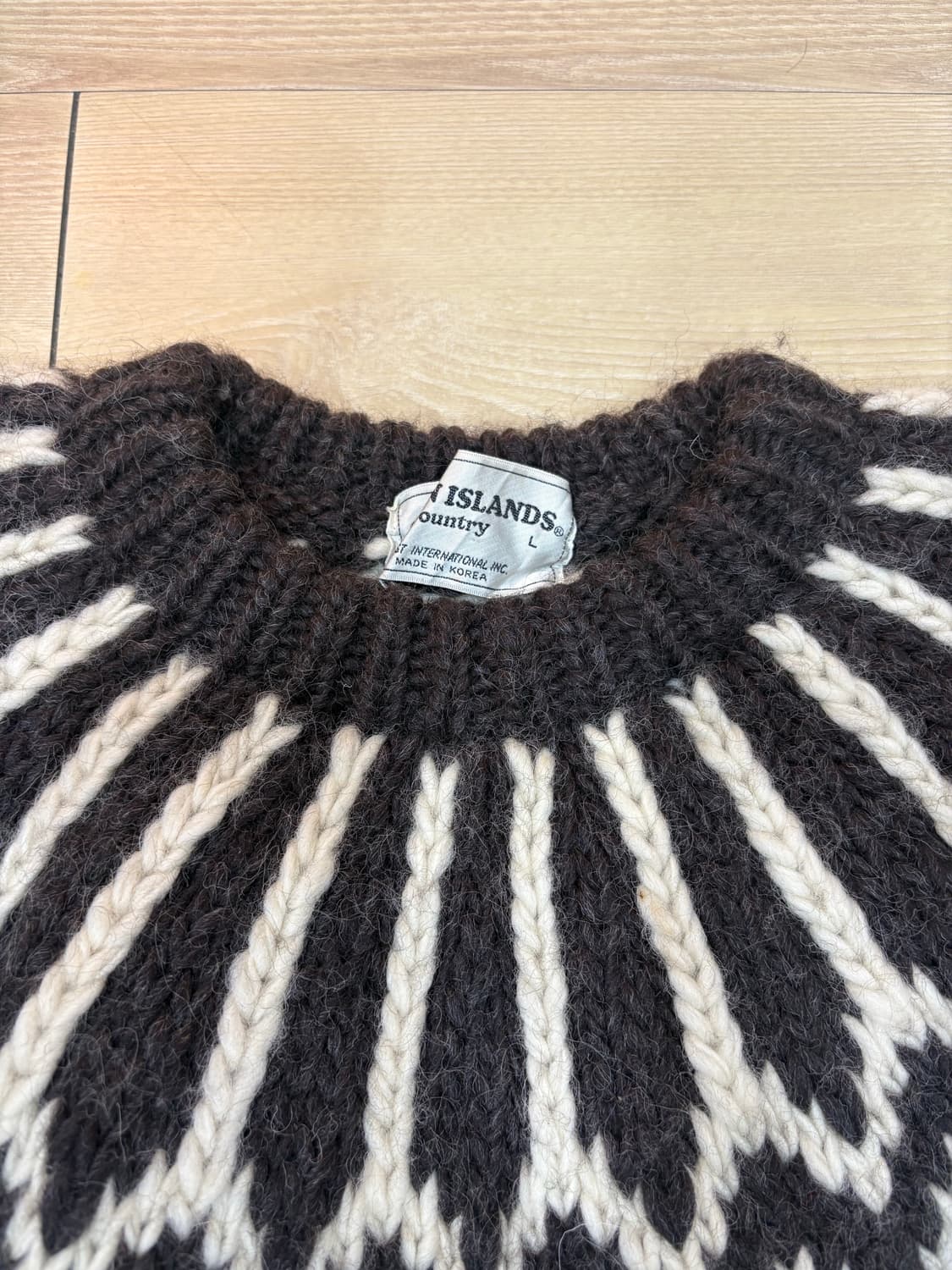 노르딕 패턴 빈티지 니트 상품이미지4