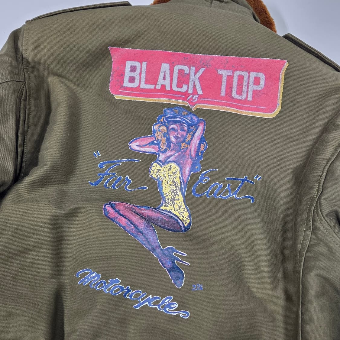 토이즈맥코이 X 블랙 탑 모터싸이클 b-10 플라이트 자켓 (L) 상품이미지6