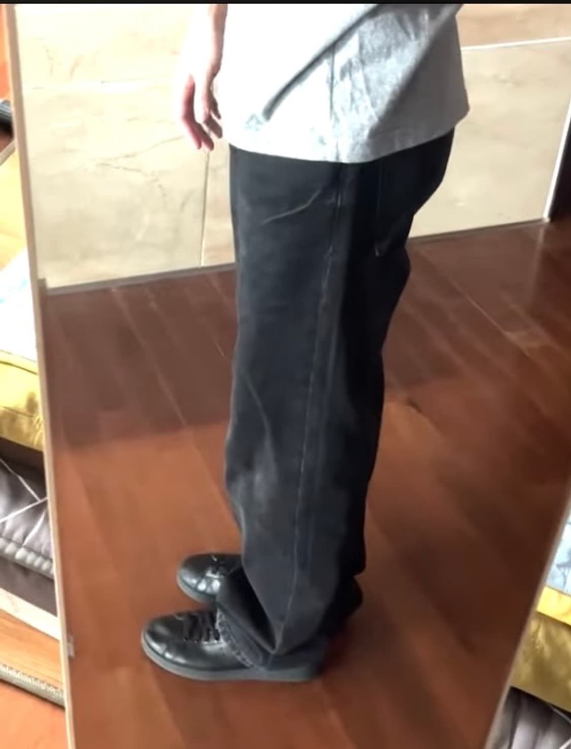 스트레이트 핏 흑청 진  상품이미지3