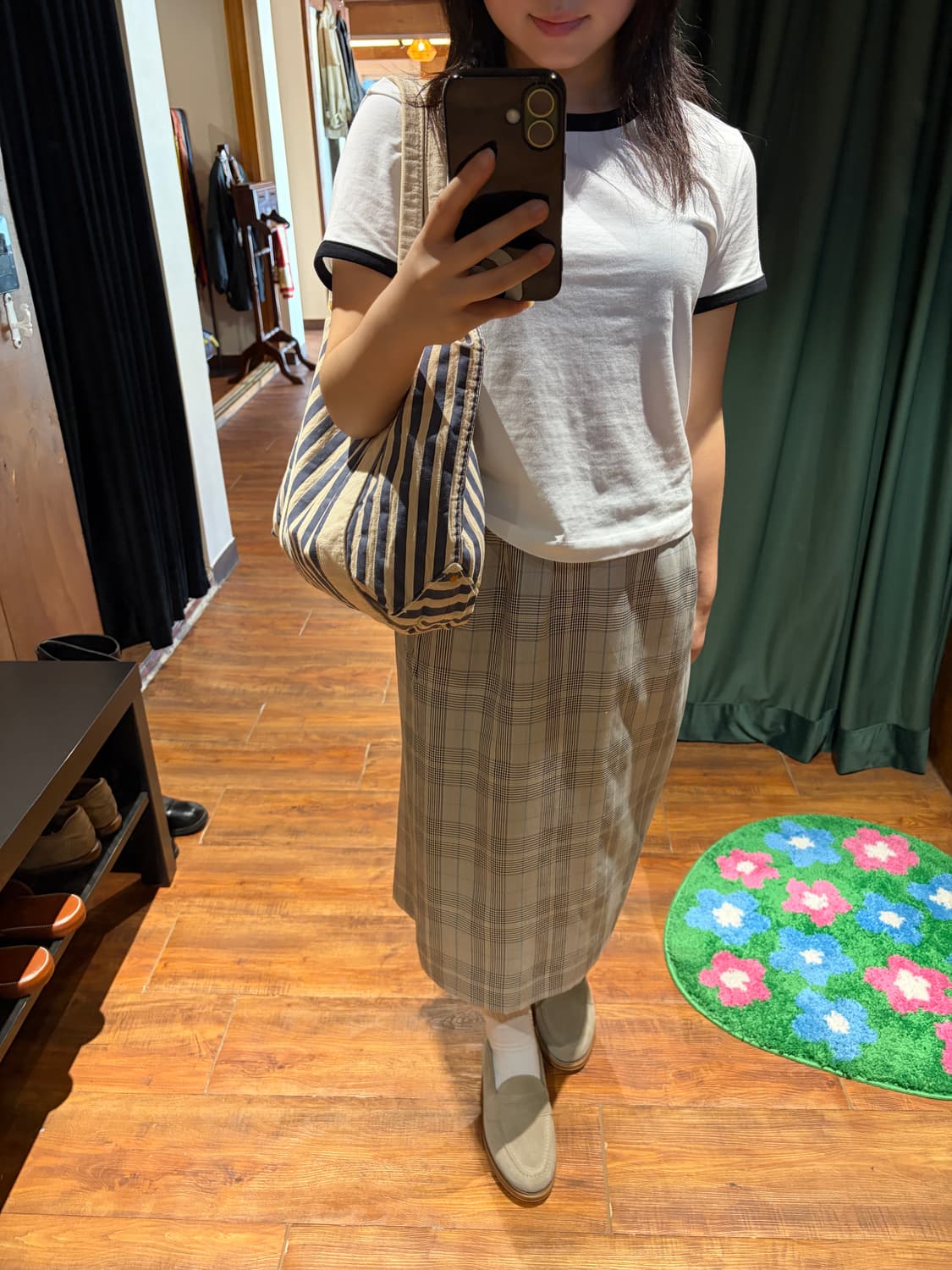 45rpm Stripe Cotton Tote Bag 상품이미지2