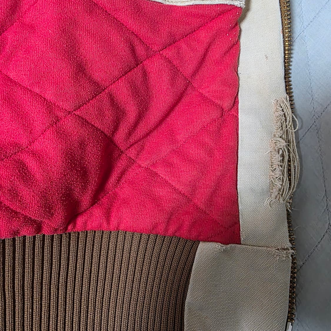 [XXL] 80-90s 빈티지 칼하트 산타페 j13 14트래쉬드 워크자켓 상품이미지9