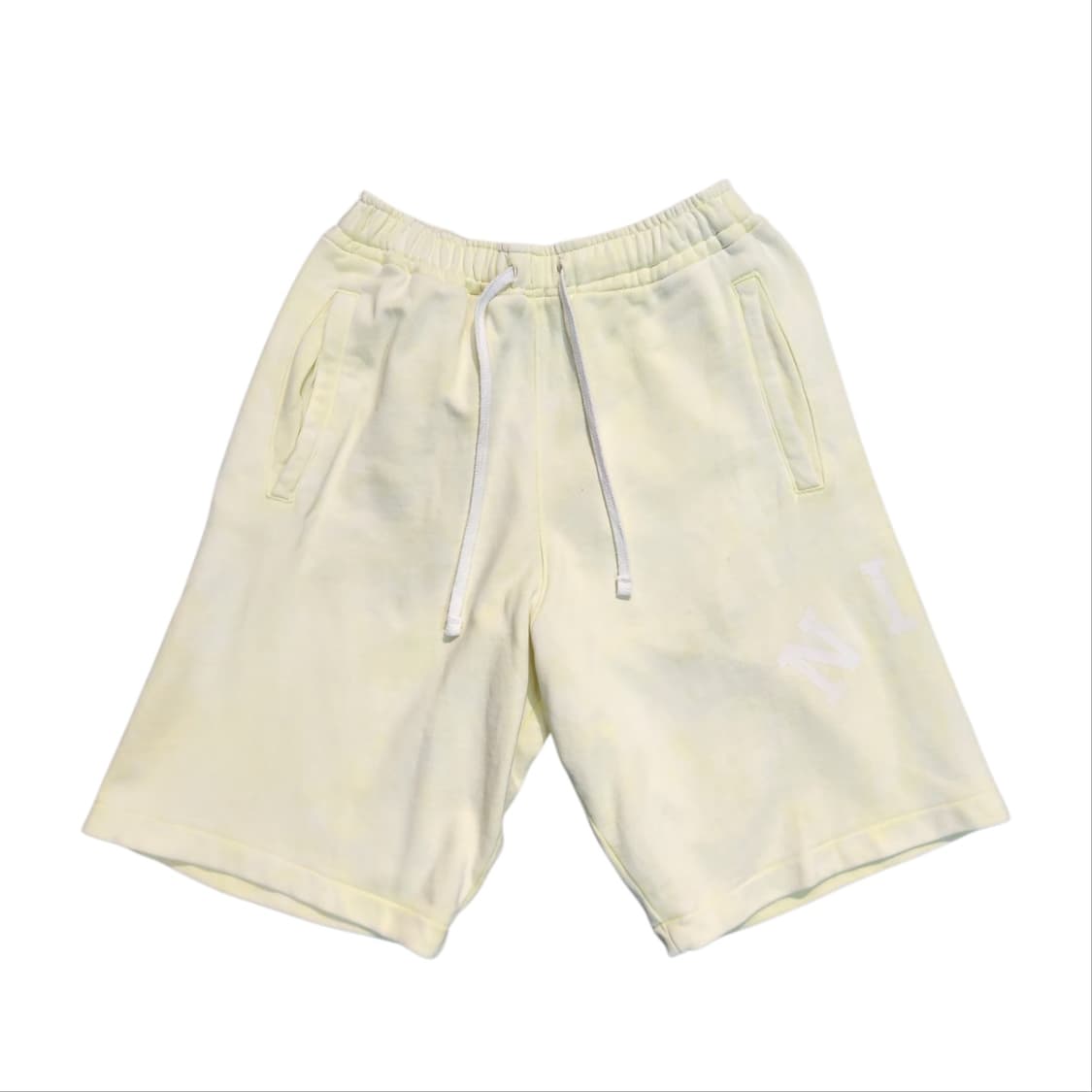 나이키 NSW 연노란색 숏 팬츠 (L) 상품이미지1