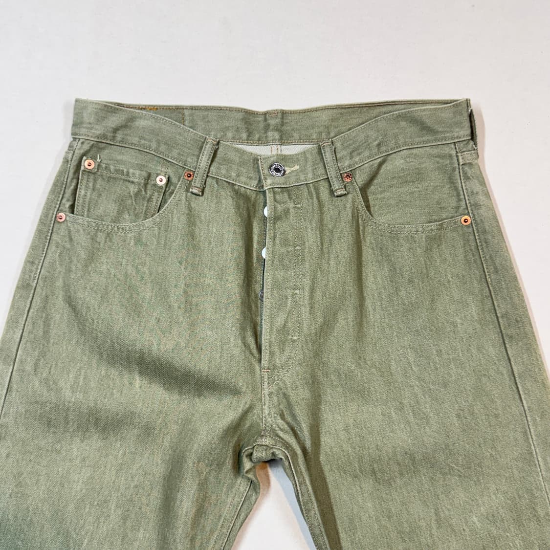 34inch) 리바이스 501 버튼플라이 리지드 데님 청바지 상품이미지6