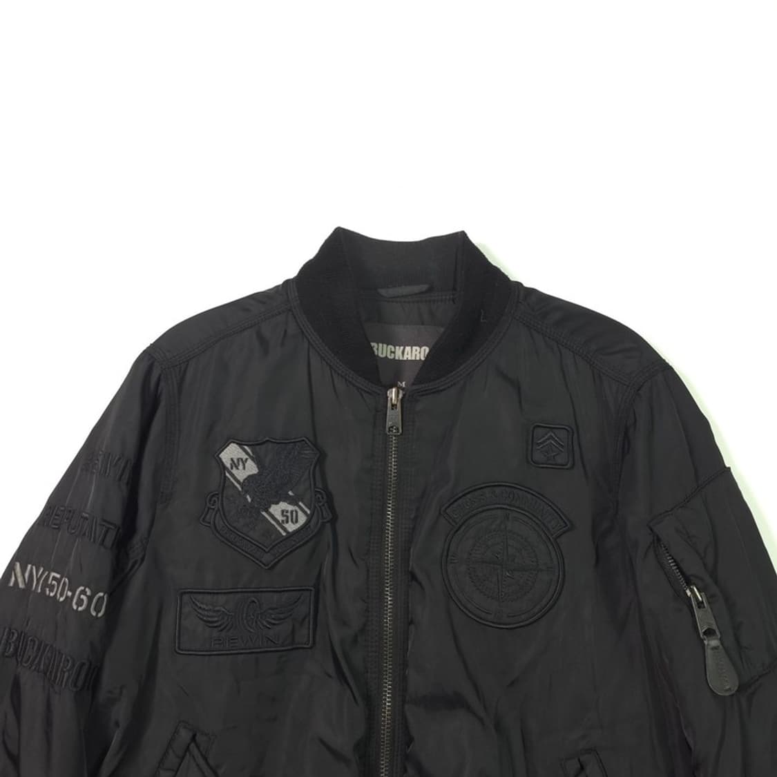 버커루 블랙 MA-1 밀리터리 블루종 M 상품이미지3