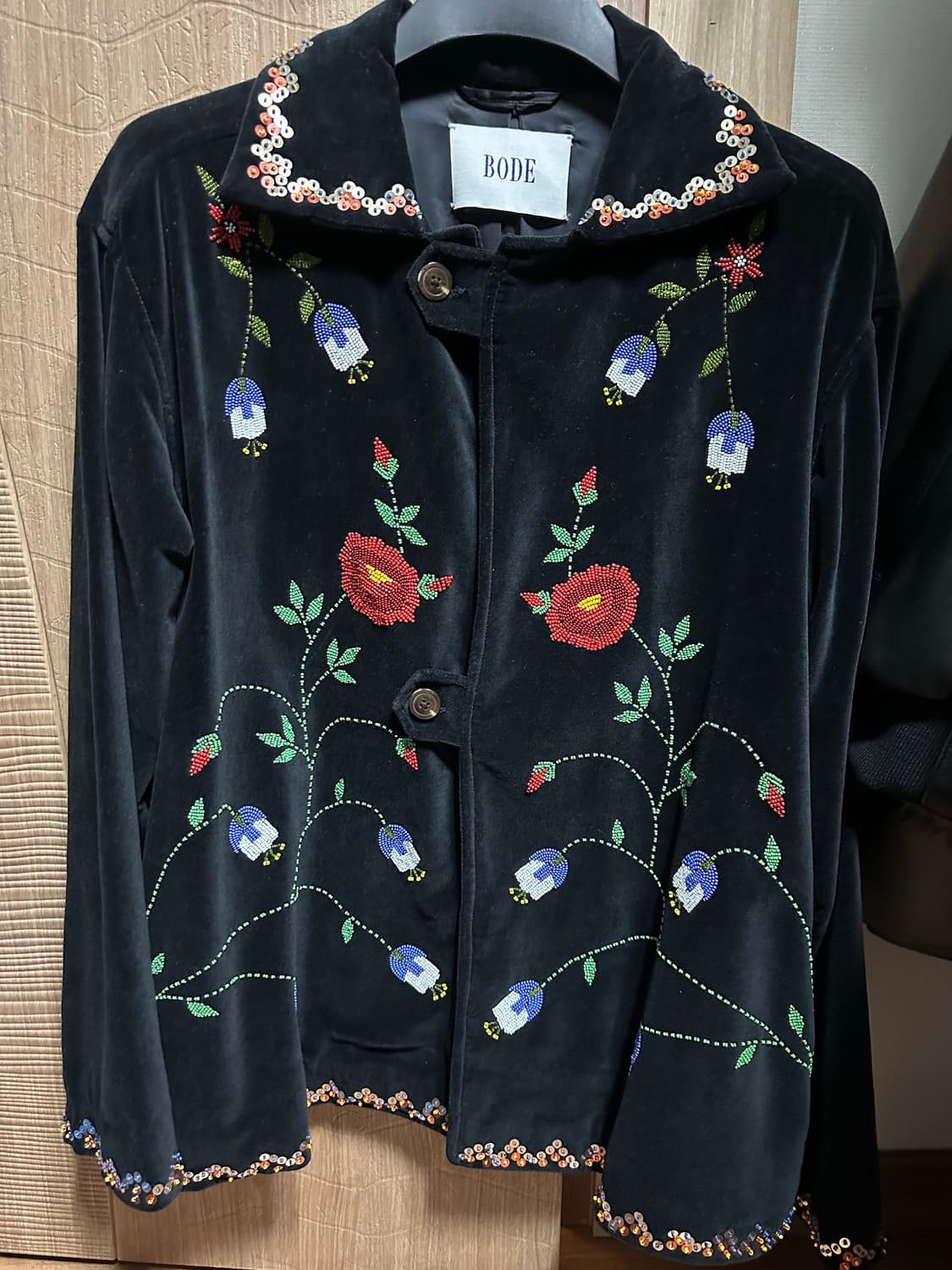 bode 보디 비즈 자수 자켓 beaded garden vine(M/L) 상품이미지7