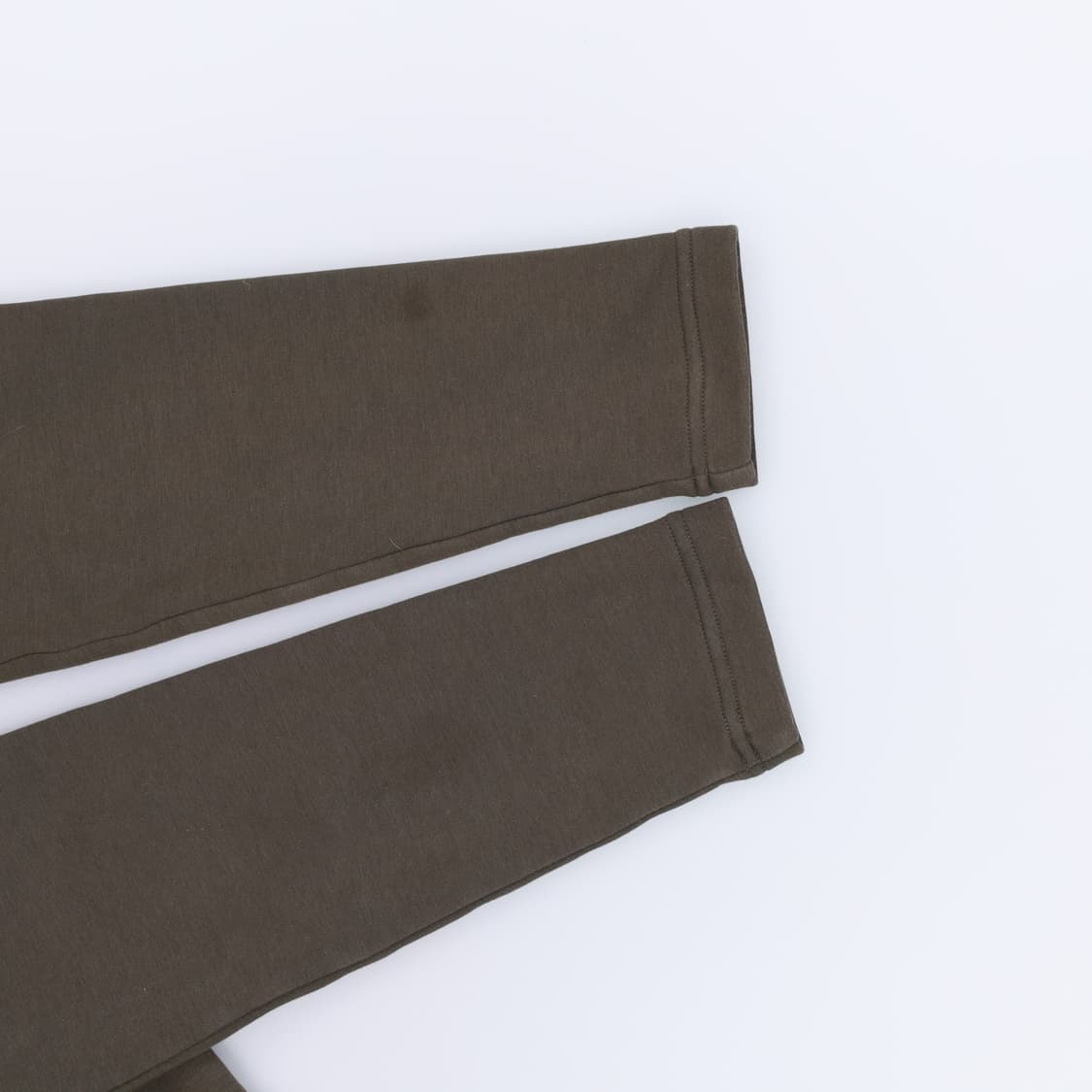 [95] US 폴로 기모 피케 긴팔 카라 티셔츠 카키 3877 상품이미지4