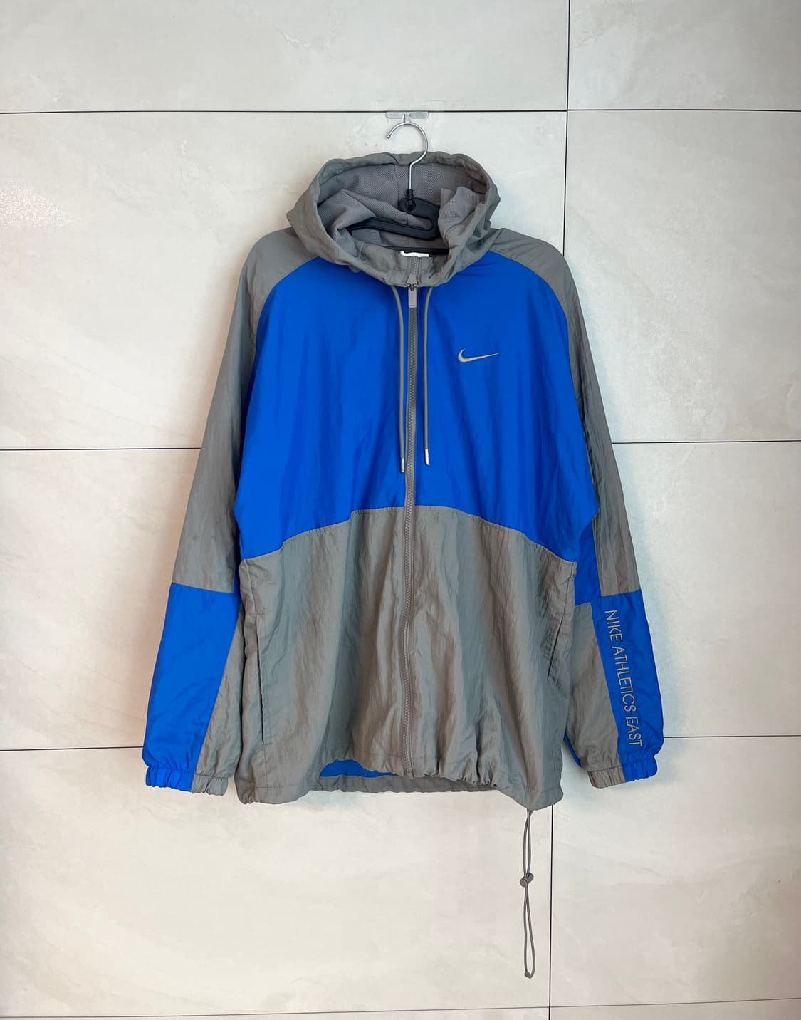 [L/100] 나이키 윈드브레이커 우븐 바람막이 블루/그레이 상품이미지1