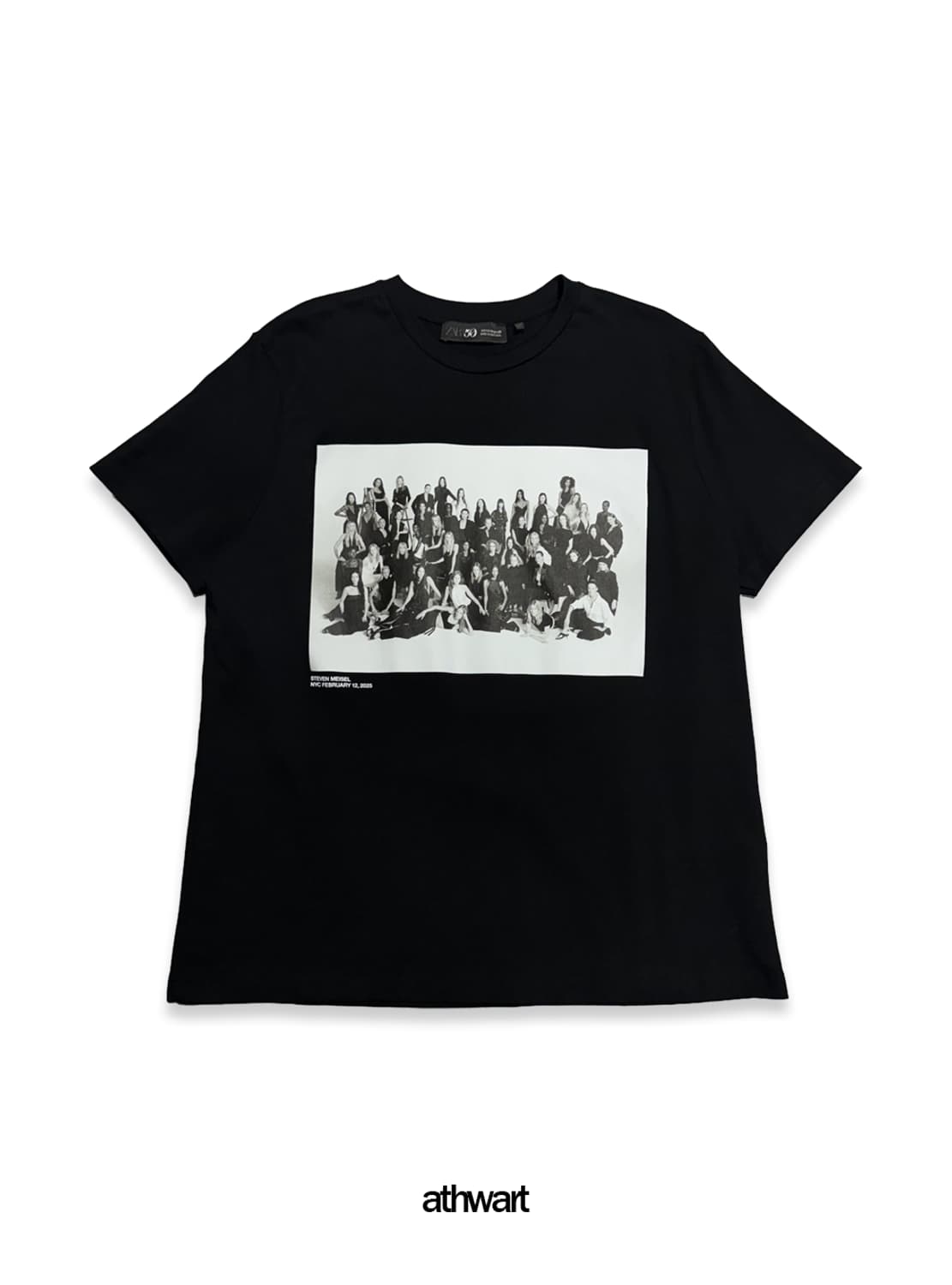 ZARA 50th 스티븐 마이젤 소프트 코튼 크루넥 반팔 상품이미지1