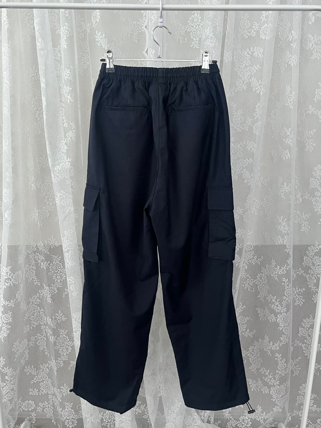 M) 낫포너드 NOT4NERD 밴딩 카고 팬츠 네이비 상품이미지2