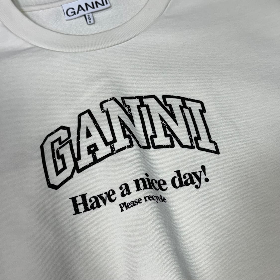 GANNI 가니 24SS 이솔리 오버사이즈 맨투맨 상품이미지4